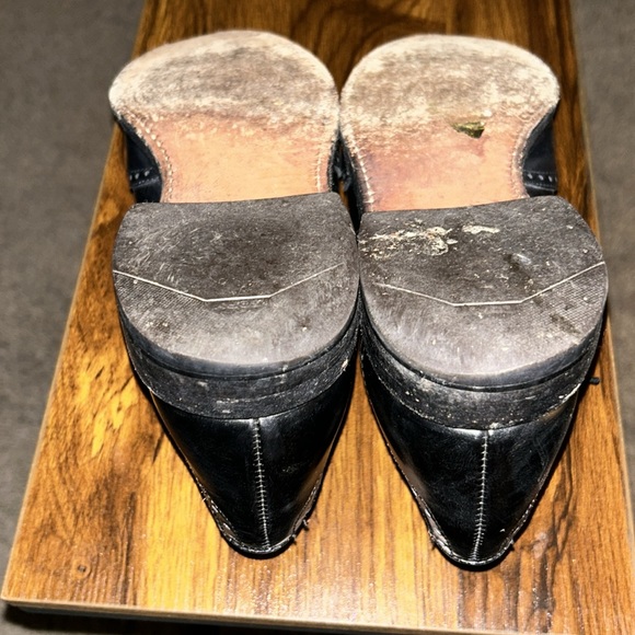 Men’s Allen Edmonds McClain Brogues Black Size 9D - Picture 6 of 9